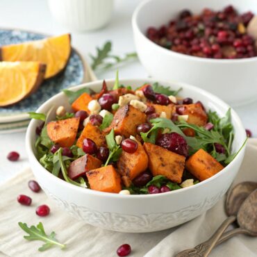 Roasted Sweet Potato & Cranberry Salad Recipe