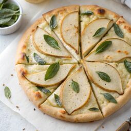Pear Pizza with Fried Sage