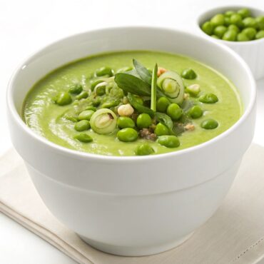 Green Garbanzo & Leek Soup Recipe