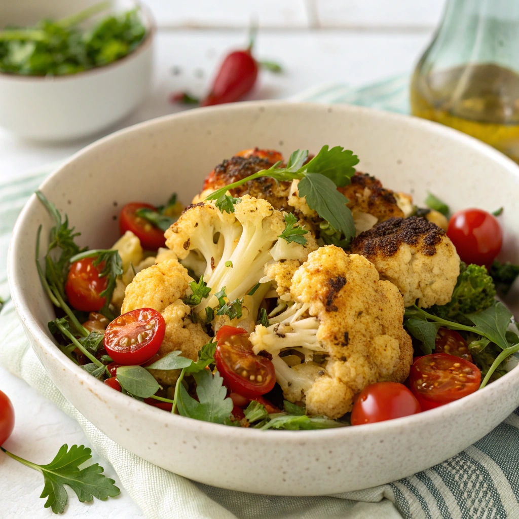 Roasted Cauliflower Salad