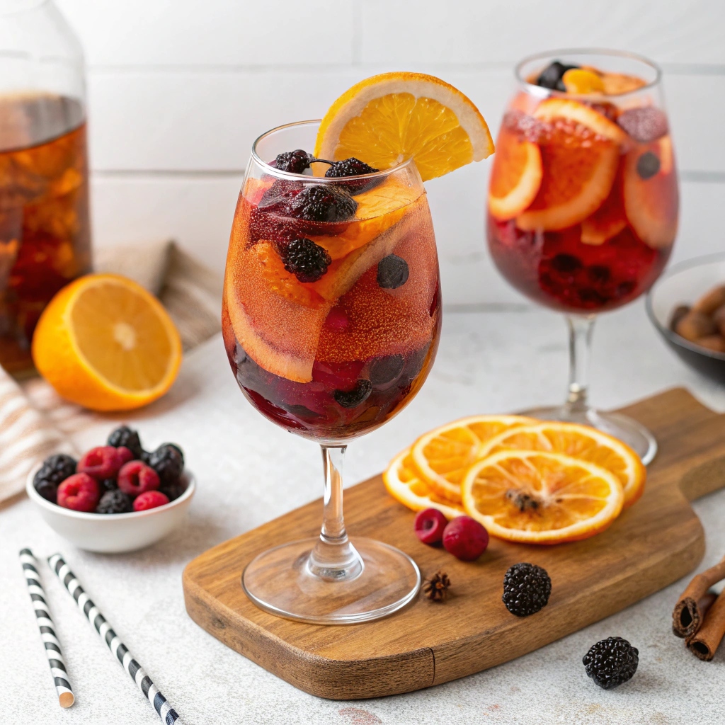 Orange Peel Black Tea Sangria Recipe