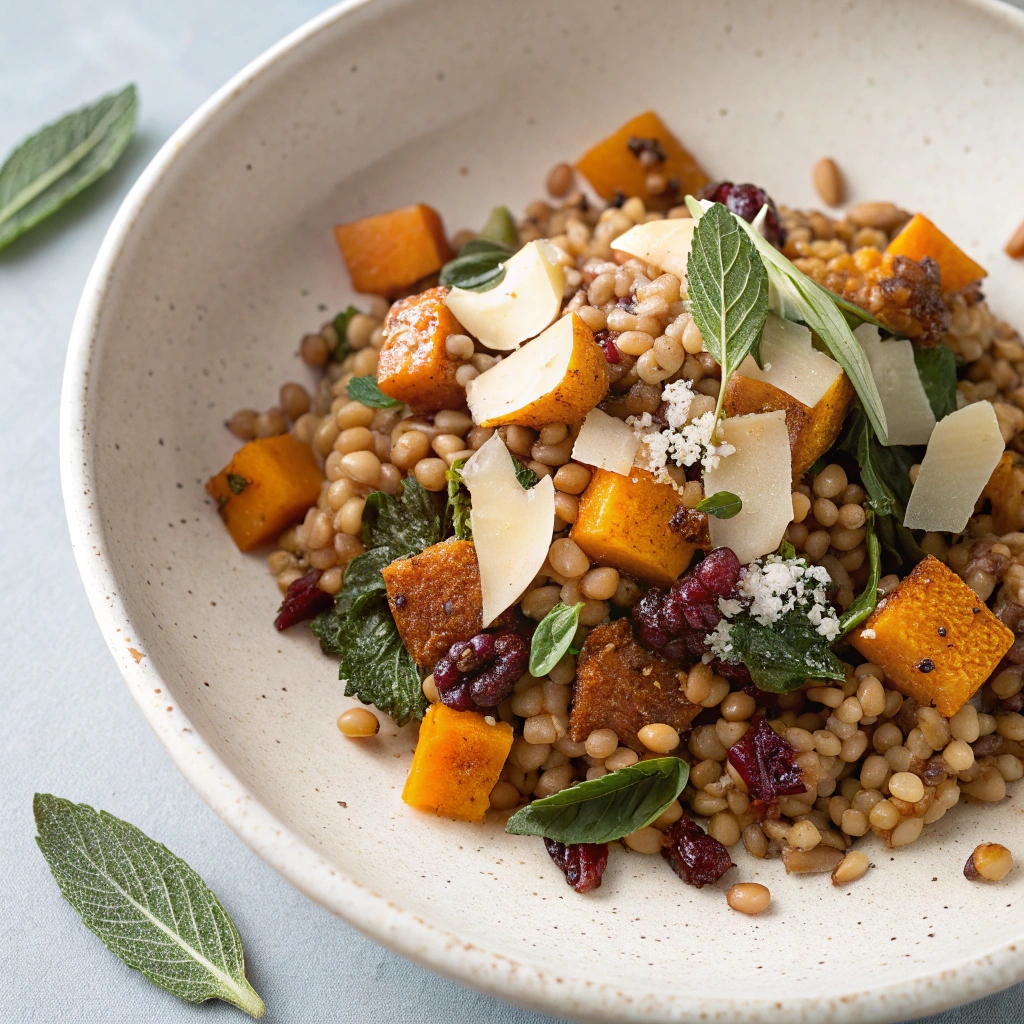 Fresh & Wholesome Wheat Berry Salad Ingredients