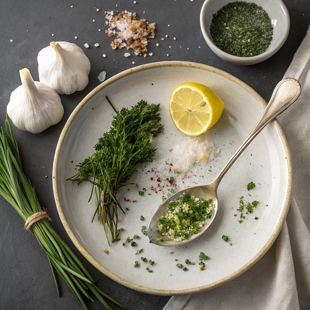 Ingredients for Herb Compound Butter