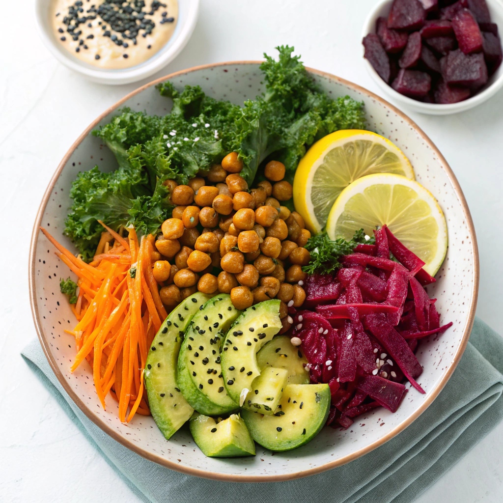 Fresh & Flavorful Kale Salad Ingredients