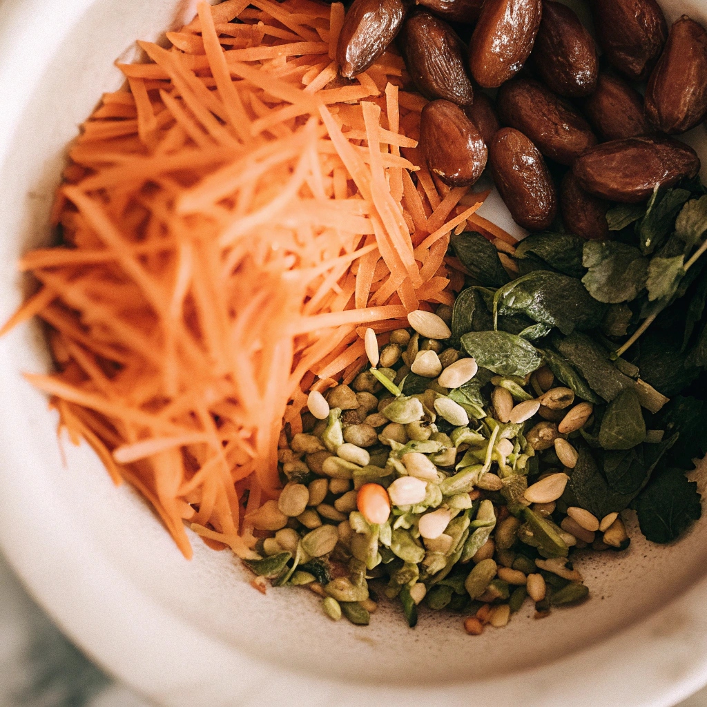 Fresh & Flavorful Carrot Salad Ingredients