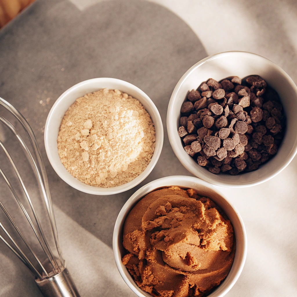 Ingredients for Edible Cookie Dough