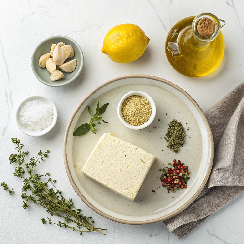 Ingredients for Vegan Ricotta