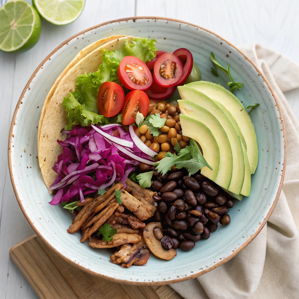 Ingredients for Healthy Taco Salad