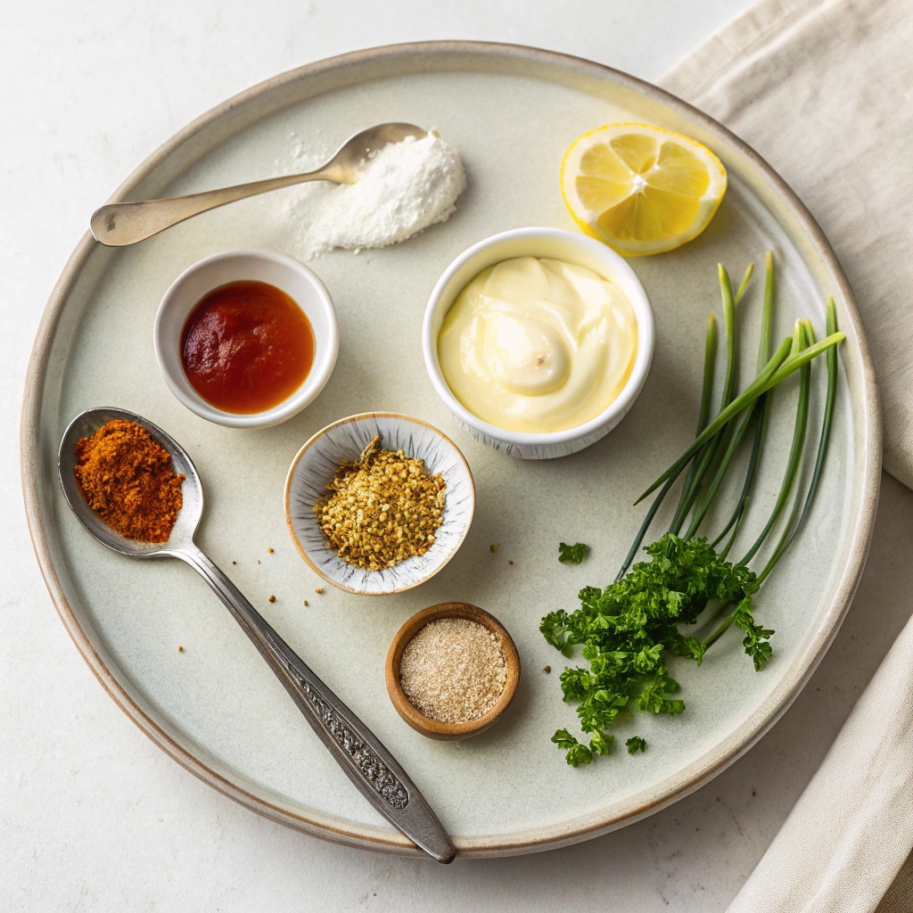 Ingredients for Remoulade Sauce