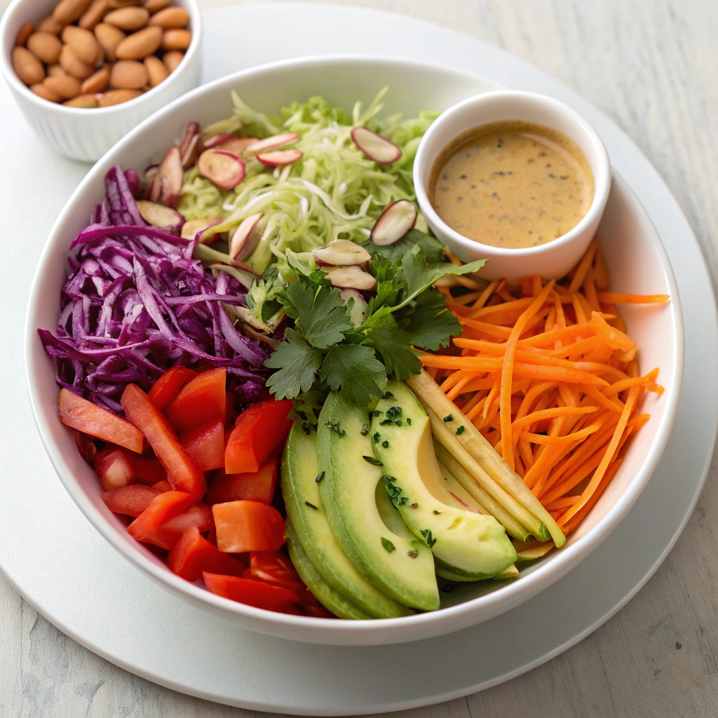 Fresh & Crunchy Cabbage Salad Ingredients