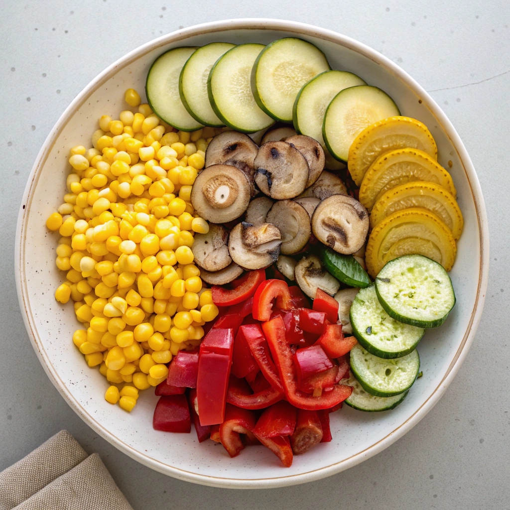 Fresh & Flavorful Grilled Vegetables Ingredients