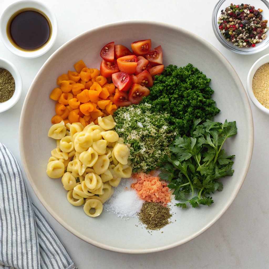 Ingredients for Tortellini Soup