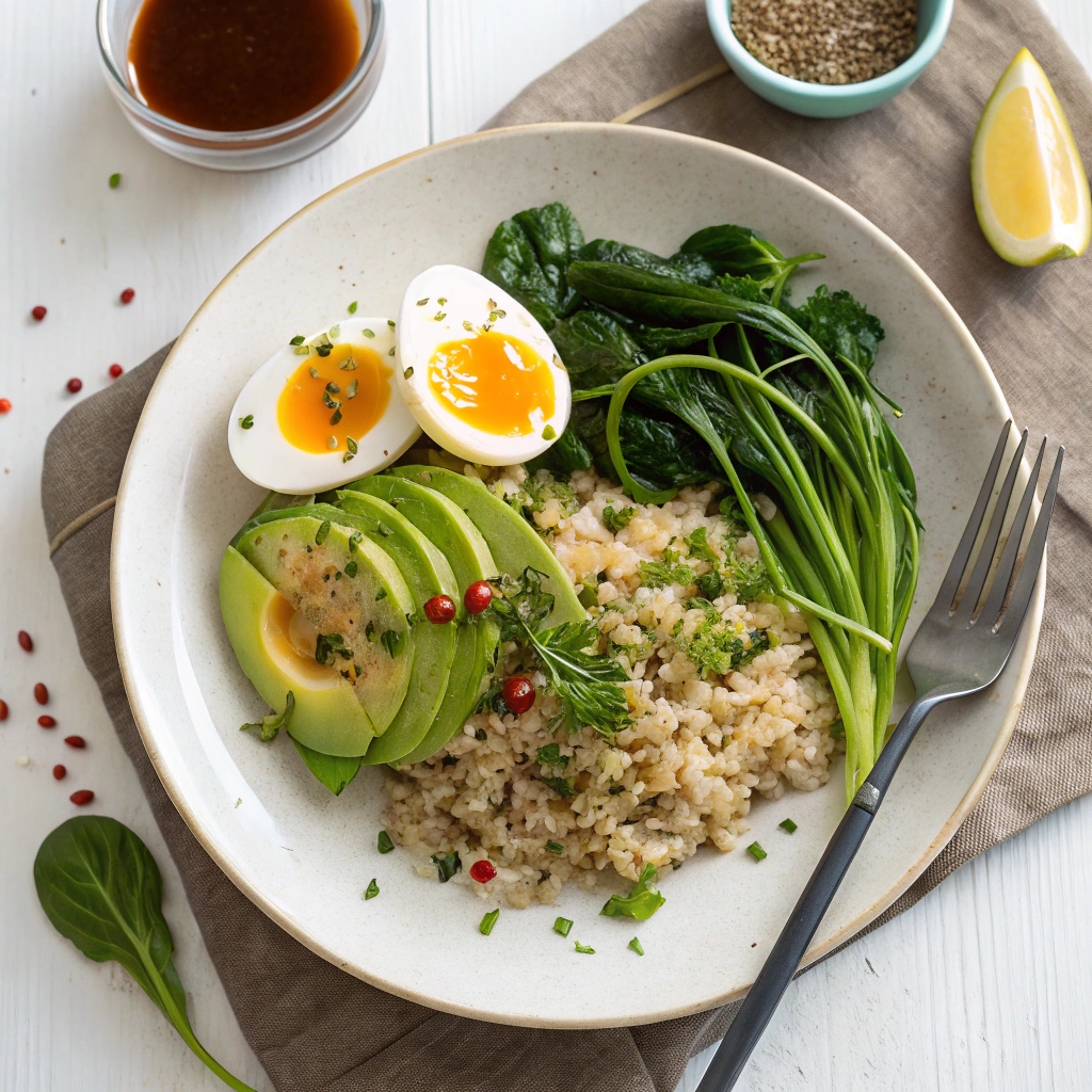 Ingredients for Savory Oatmeal