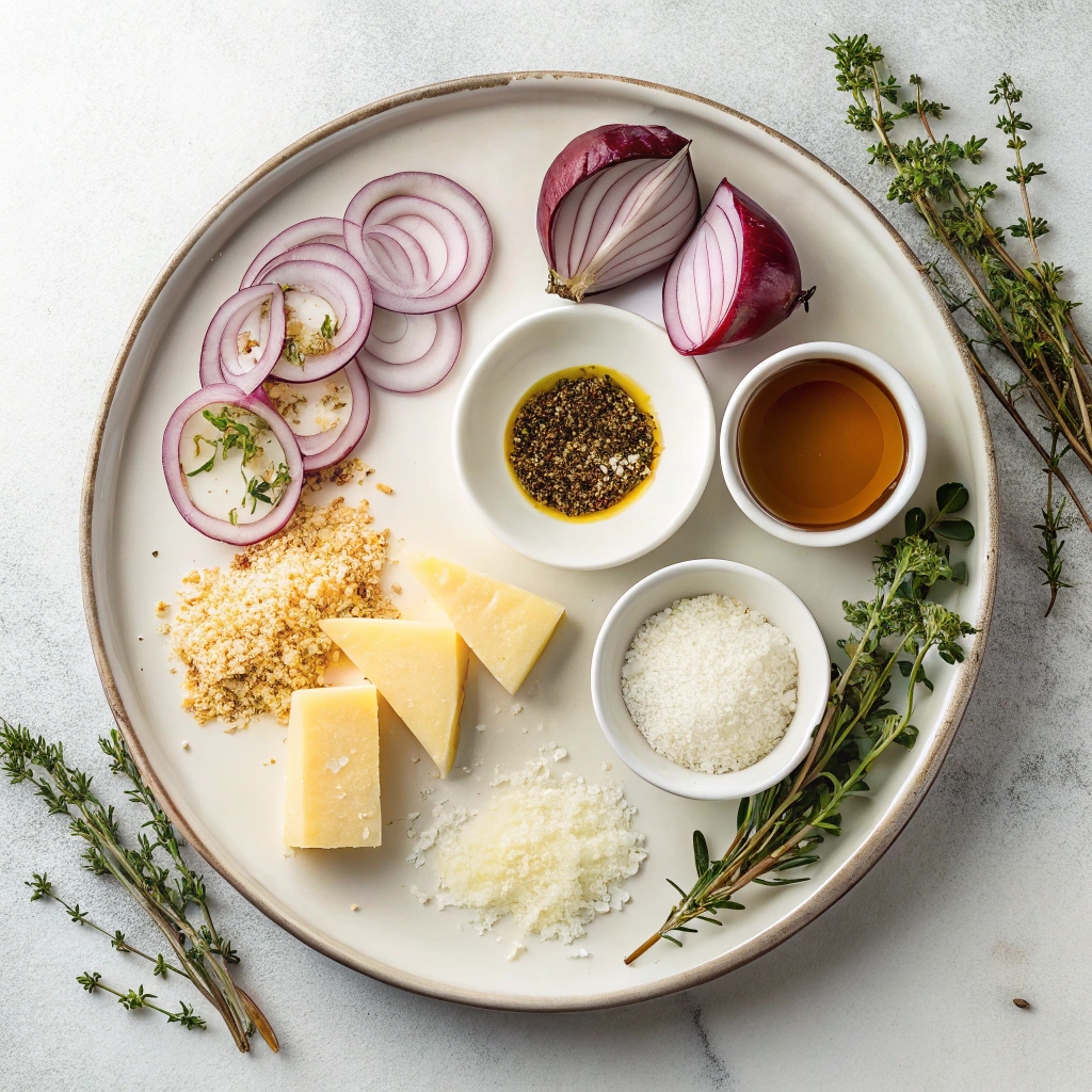 Ingredients for French Onion Soup