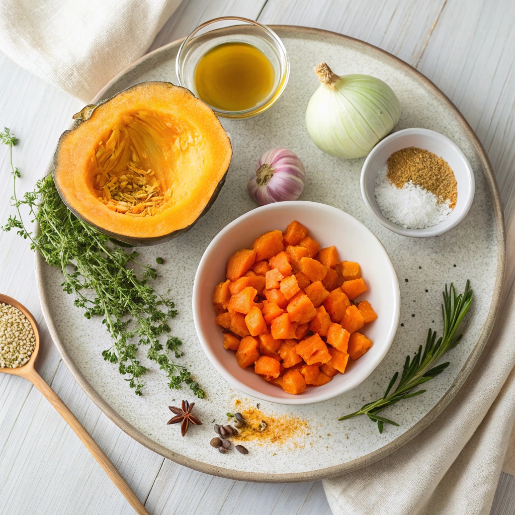 Ingredients for Acorn Squash Soup