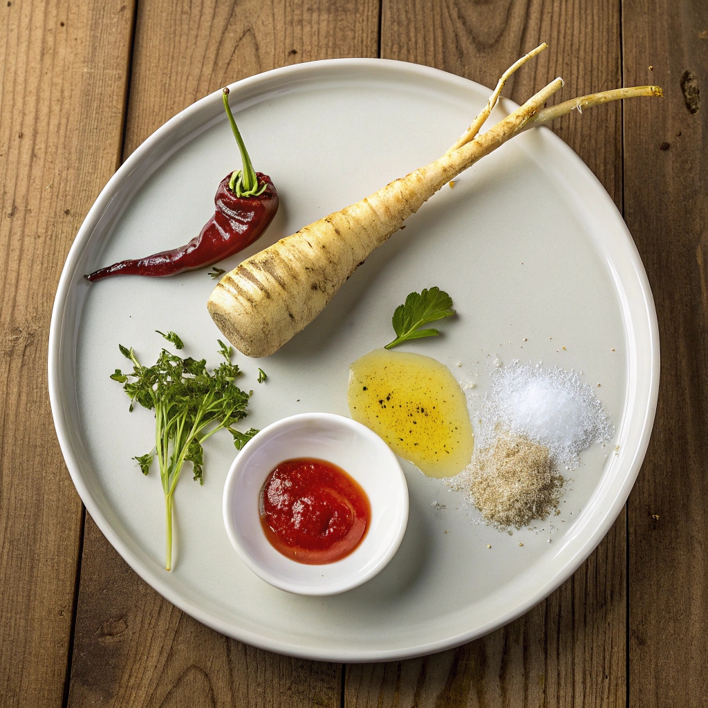 Baked Parsnip Fries Ingredients