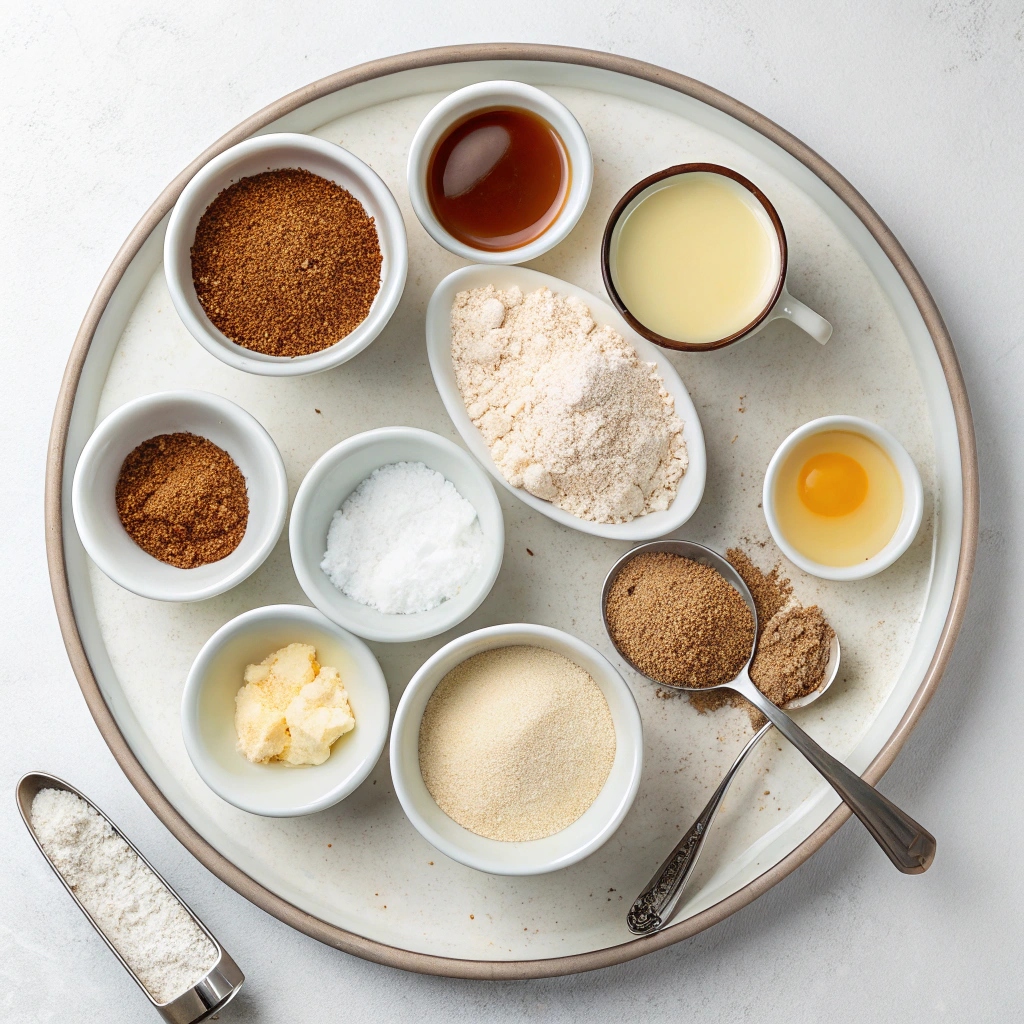 Ingredients for Almond Butter Cookies