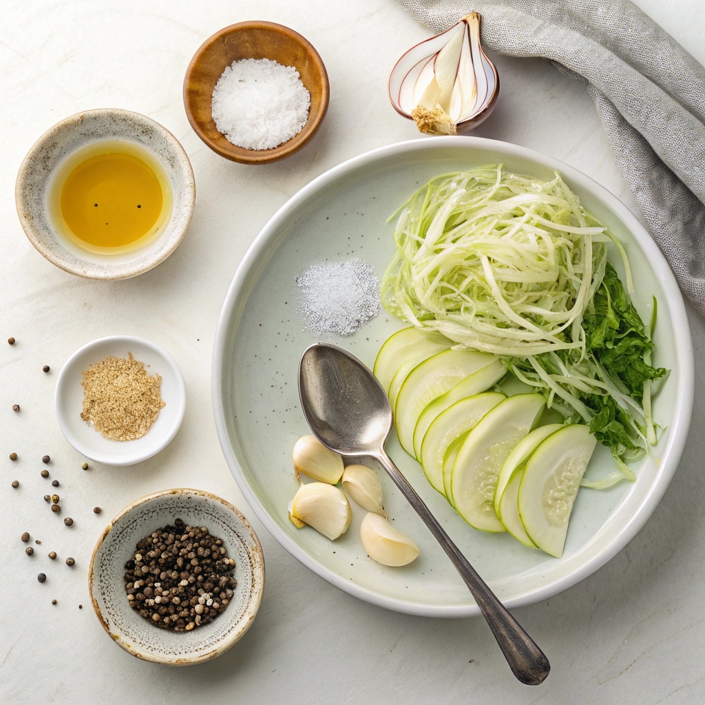 Ingredients for Sautéed Cabbage