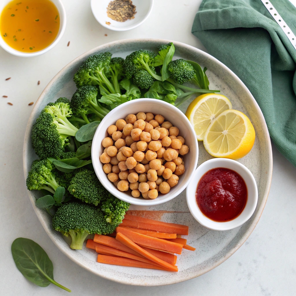 Roasted Broccoli Bowls Ingredients