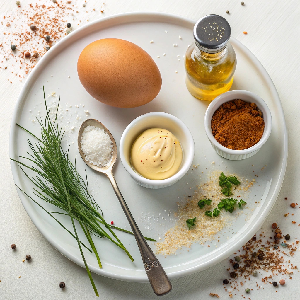 Ingredients for Perfect Deviled Eggs