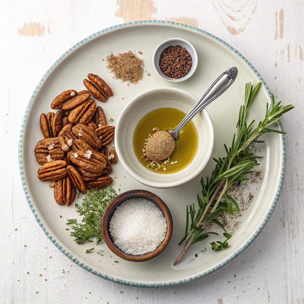 Ingredients for Roasted Pecans