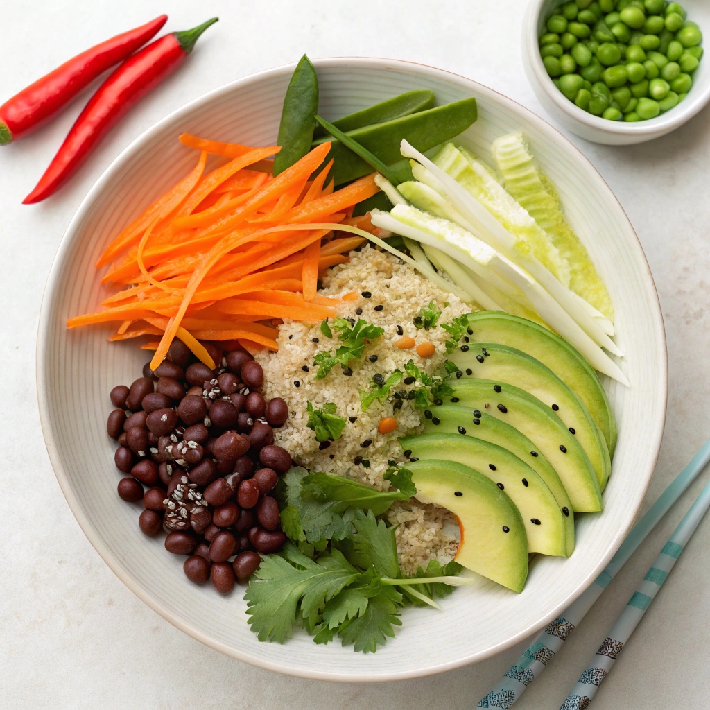 Fresh & Flavorful Ingredients for Adzuki Bean Bowls