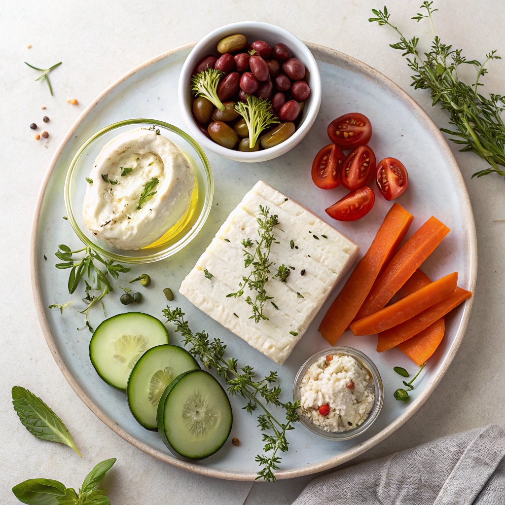 Ingredients for the Ultimate Crudité Platter