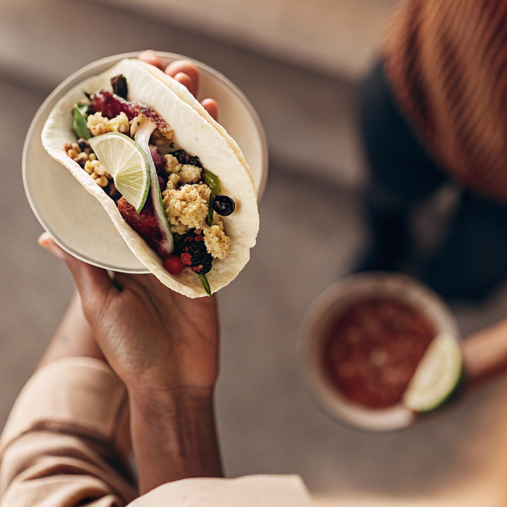 Ingredients for Vegan Breakfast Burrito