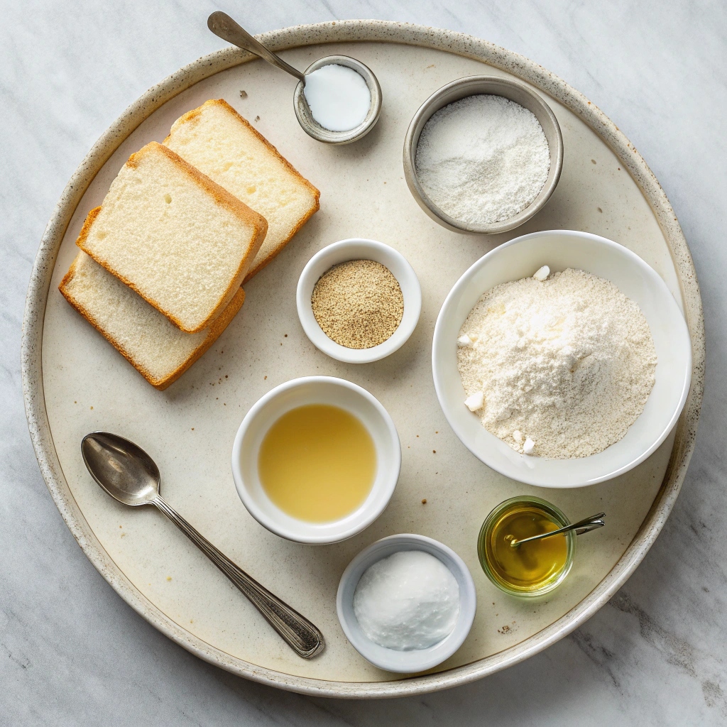 Ingredients for Homemade Pita Bread