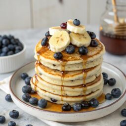 Blueberry Banana Pancakes