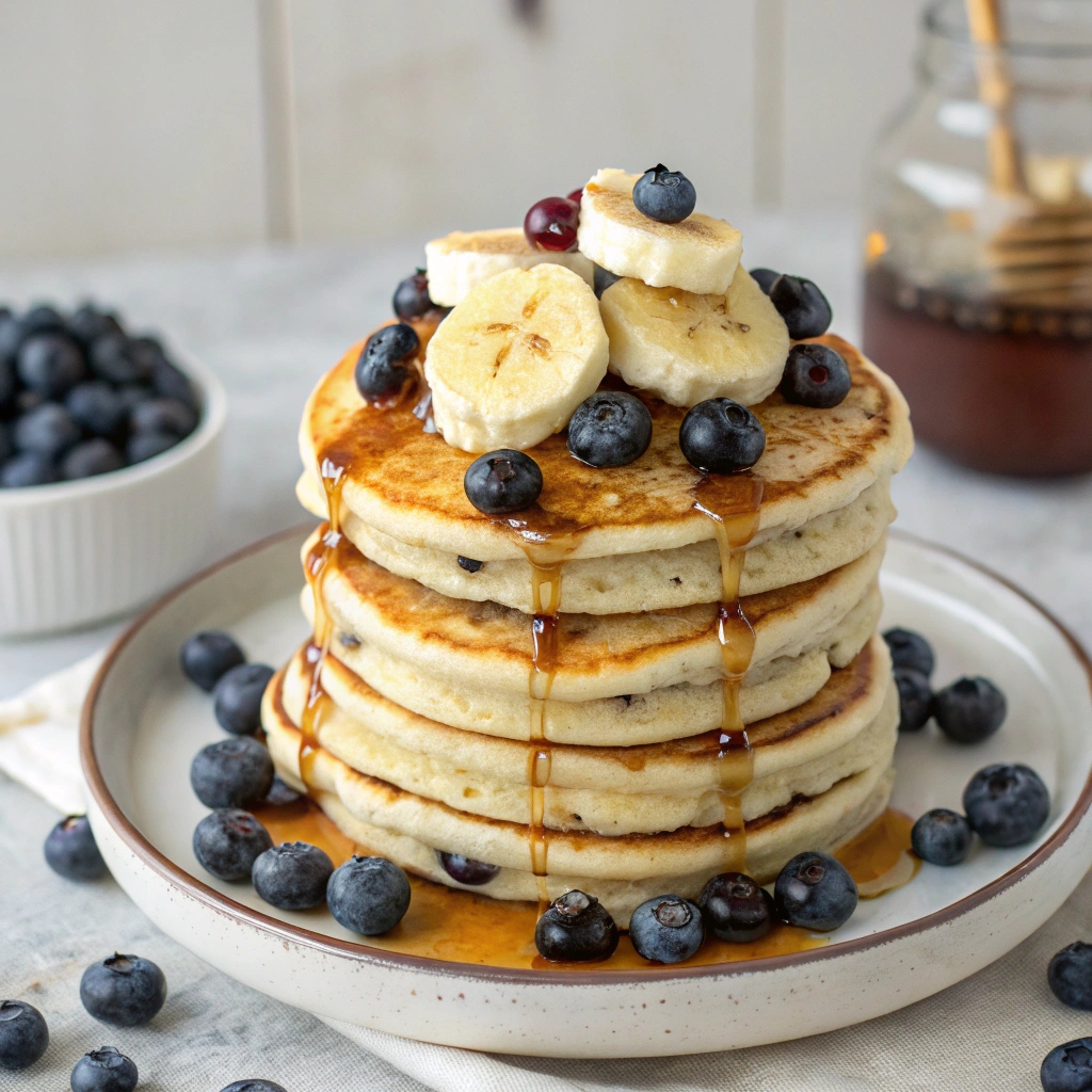 Blueberry Banana Pancakes