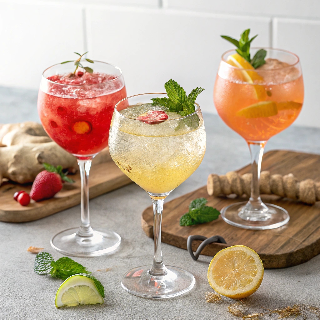 Ginger Kombucha Cocktails