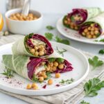 Chickpea Radicchio Wraps