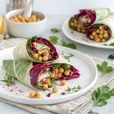 Chickpea Radicchio Wraps