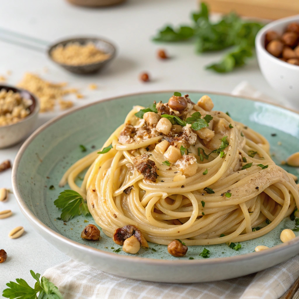 Hazelnut Tahini Pasta
