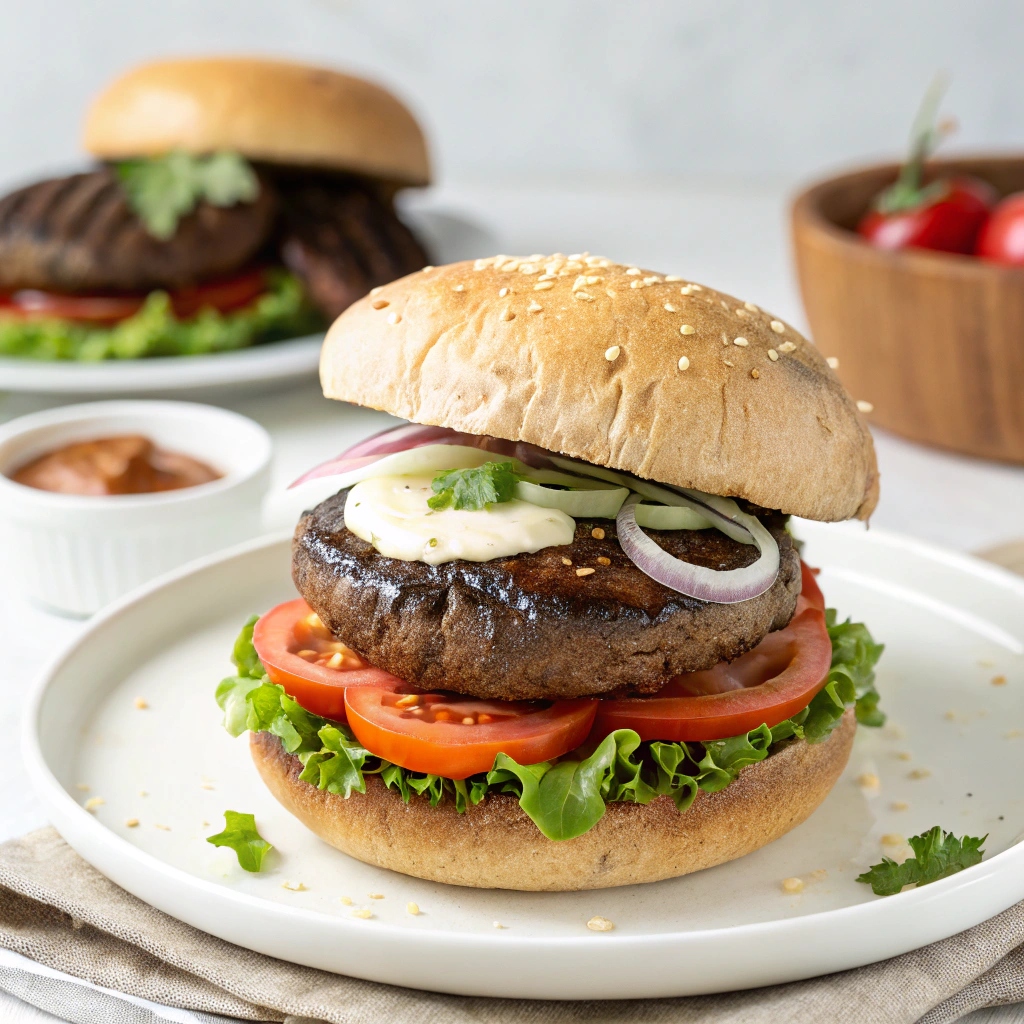 Portobello Mushroom Burger Recipe