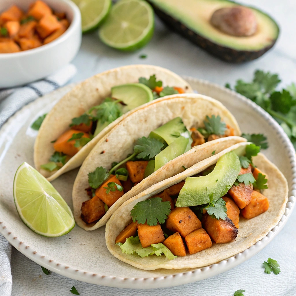 Avocado Sweet Potato Tacos