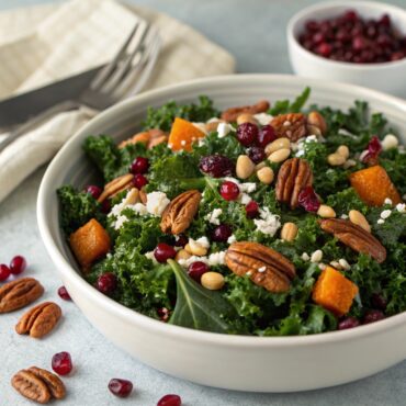 Winter Roasted Kale Salad Recipe