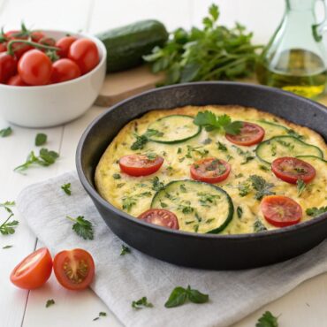 Tomato & Zucchini Frittata