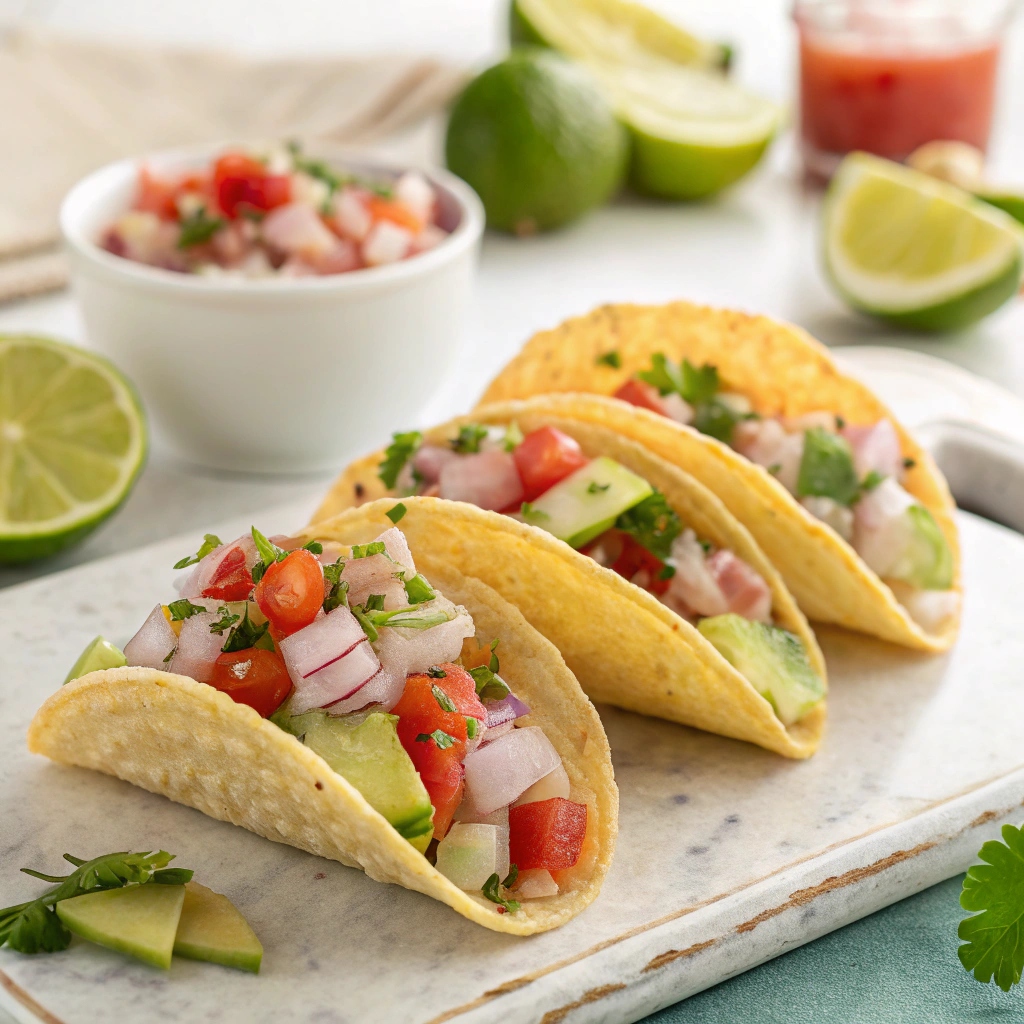 Mini Ceviche Tacos