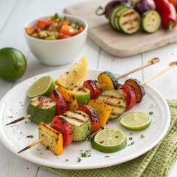 Chile-lime Grilled Veggie Skewers