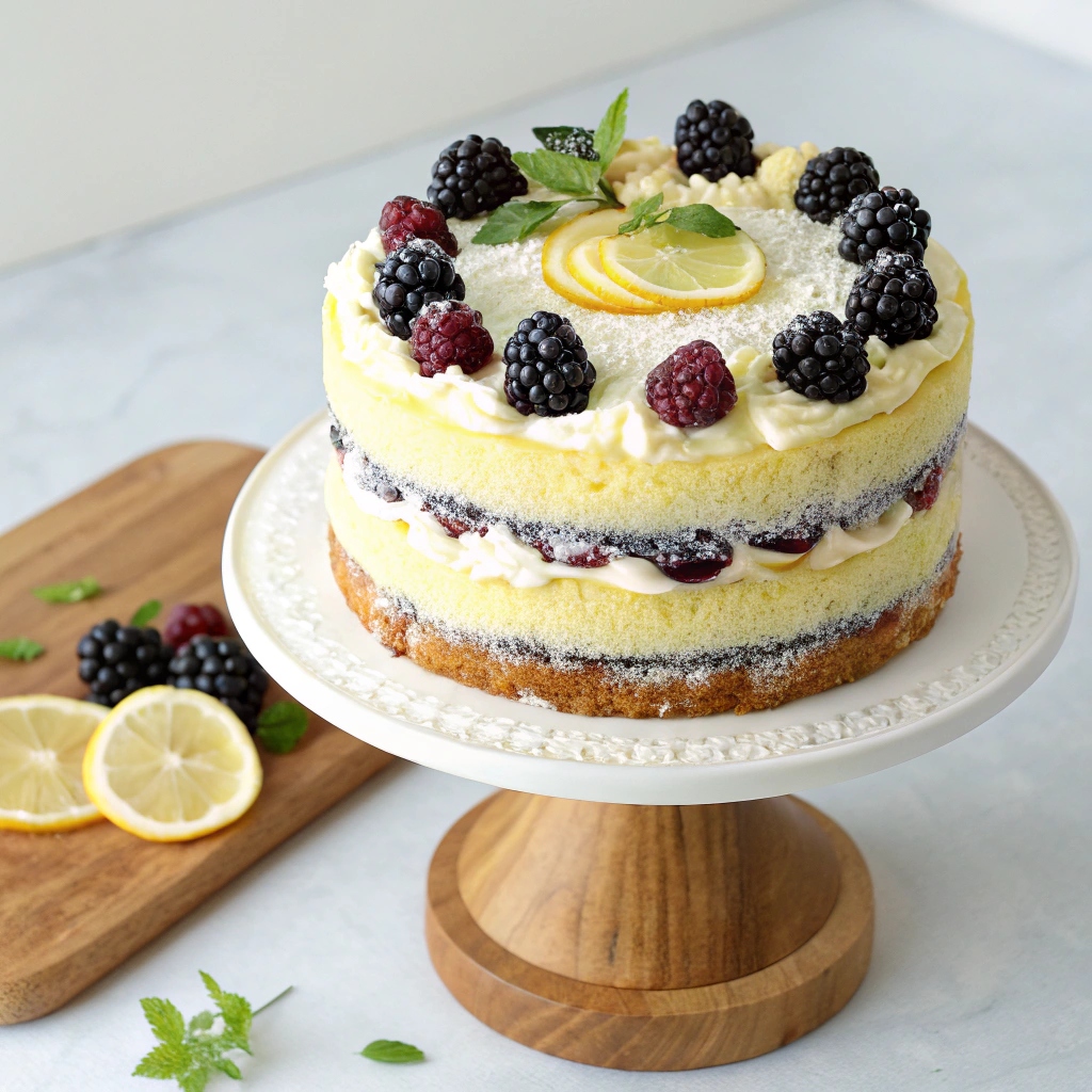 Blackberry Lemon Cake