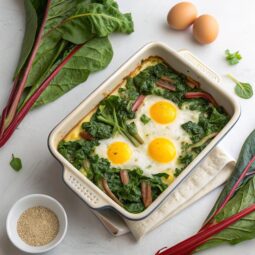 Swiss Chard & Egg Casserole