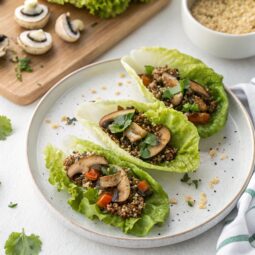 Mushroom & Quinoa Lettuce Wraps