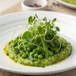 Pea Tendril & Pistachio Pesto