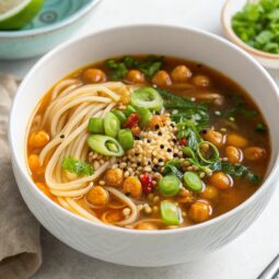 Chickpea Miso Noodle Soup