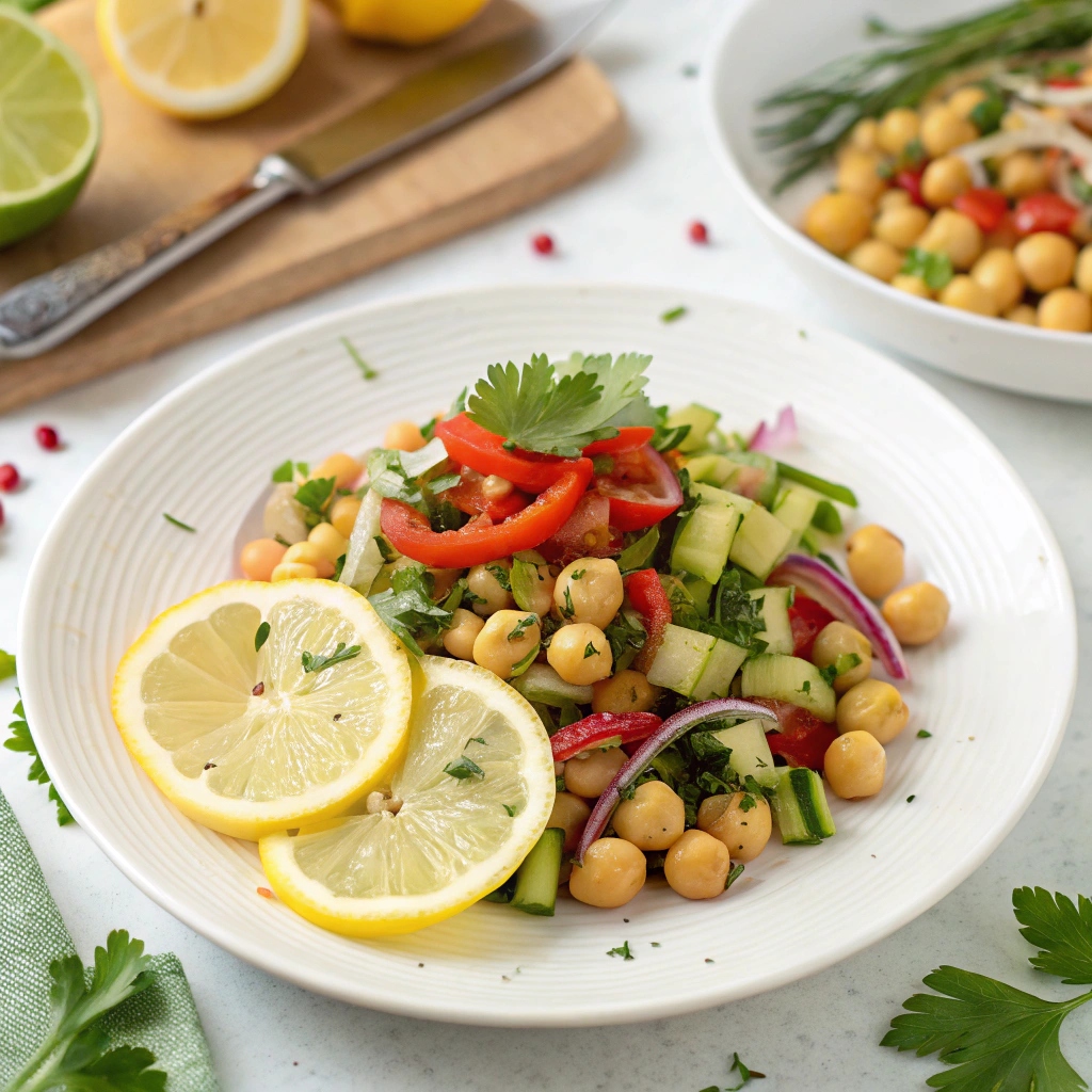 Lemony Chickpea Salad