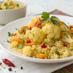 Spiced Cauliflower “Couscous”