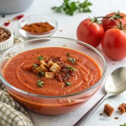 Vegan Creamy Sun Dried Tomato Soup Recipe