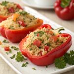 Couscous Stuffed Red Peppers Recipe